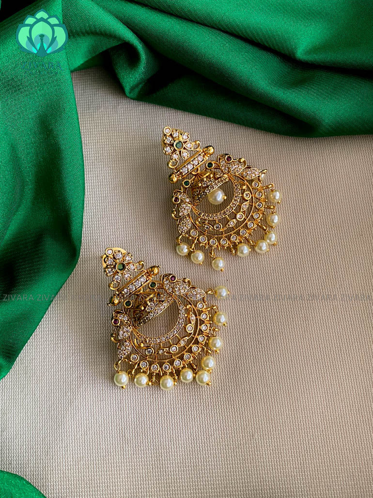 SIgnificant size bali - TRADITIONAL PREMIUM MATTE  polish STUDS- latest jewellery collection- zivara fashion