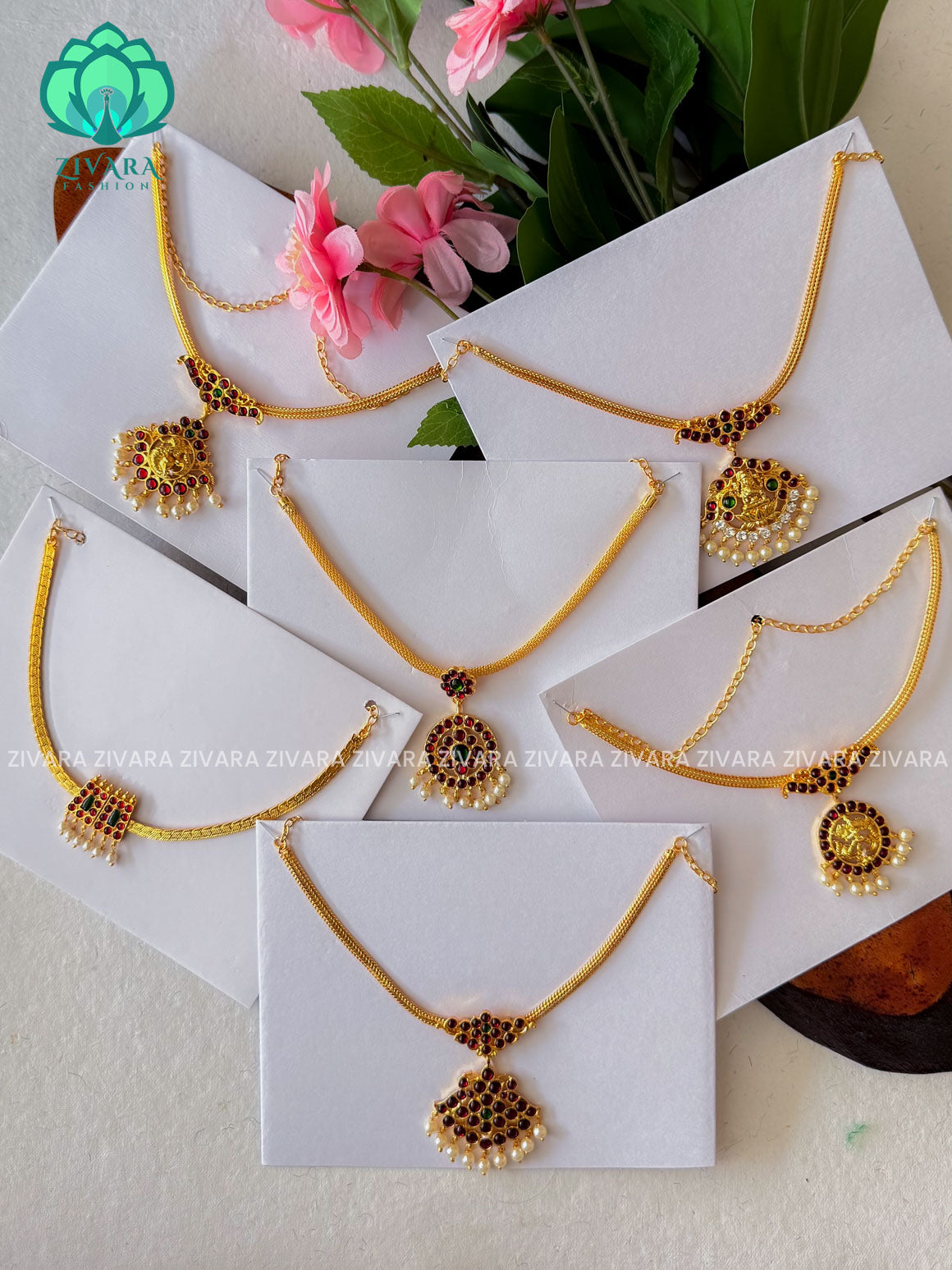 BUY 6 GET 4 FREE- Random design simple kemp pendant ATTIGAI best return gift options - zivara fashion