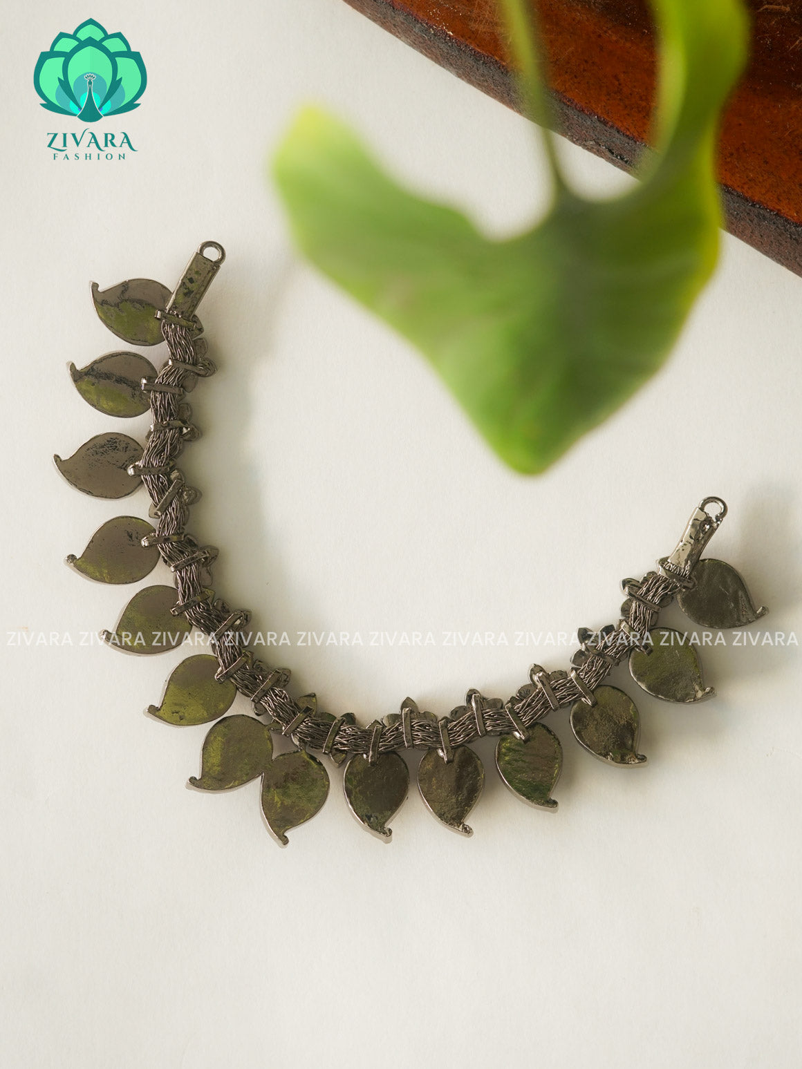 MATHANGI- NECKLACE- REAL KEMP BHARATHANATYAM DANCE PREMIUM JEWELLERY (PREORDER WITH 3 TO 10 DAYS DISPATCH TIME)