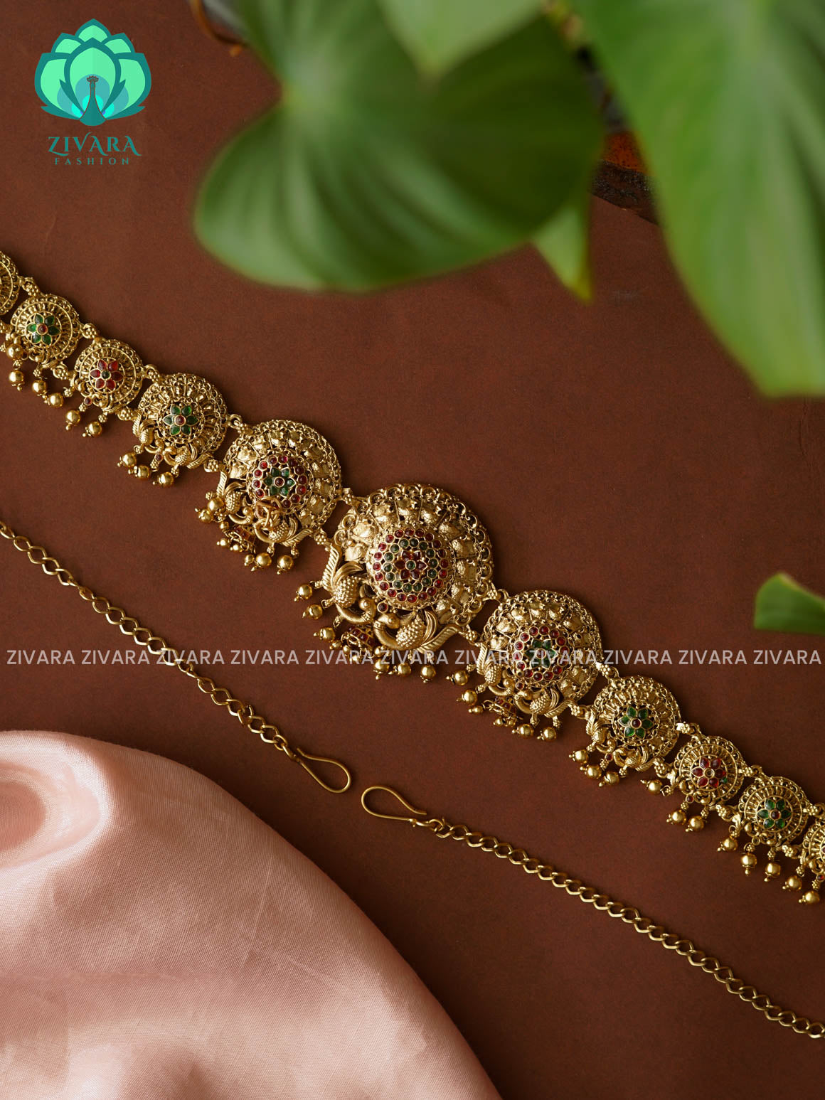 TEMPLE NORMAL MATTE (12.5 INCH APPROX)Latest South indian budget friendly collection- Zivara FashioN