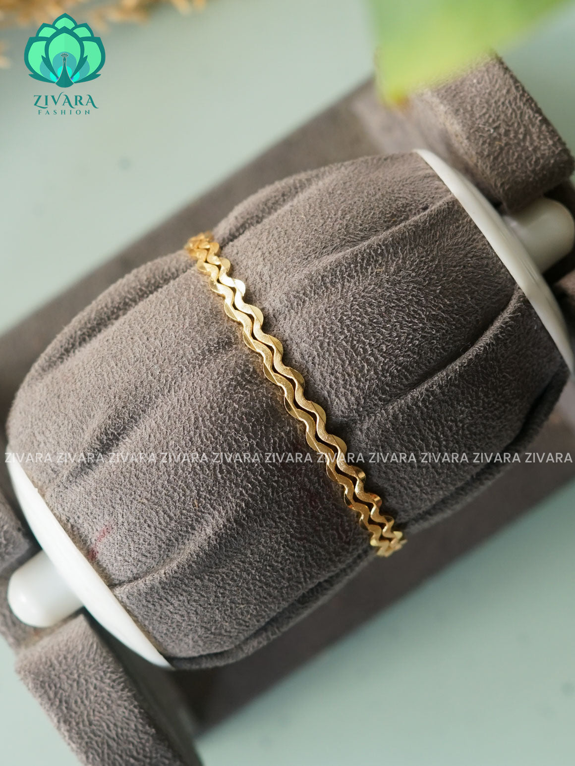 2 piece gold polish - Premium quality daily use bangles - Zivara fashion