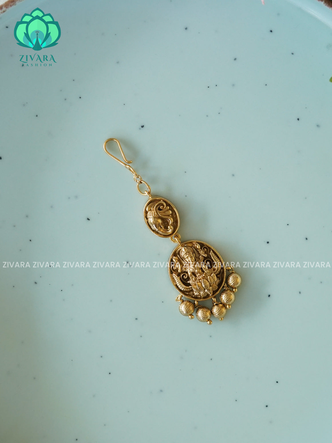 Temple  Kids friendly  tikka, chutti- bridal head accessory- latest bridal collection - Zivara fashion