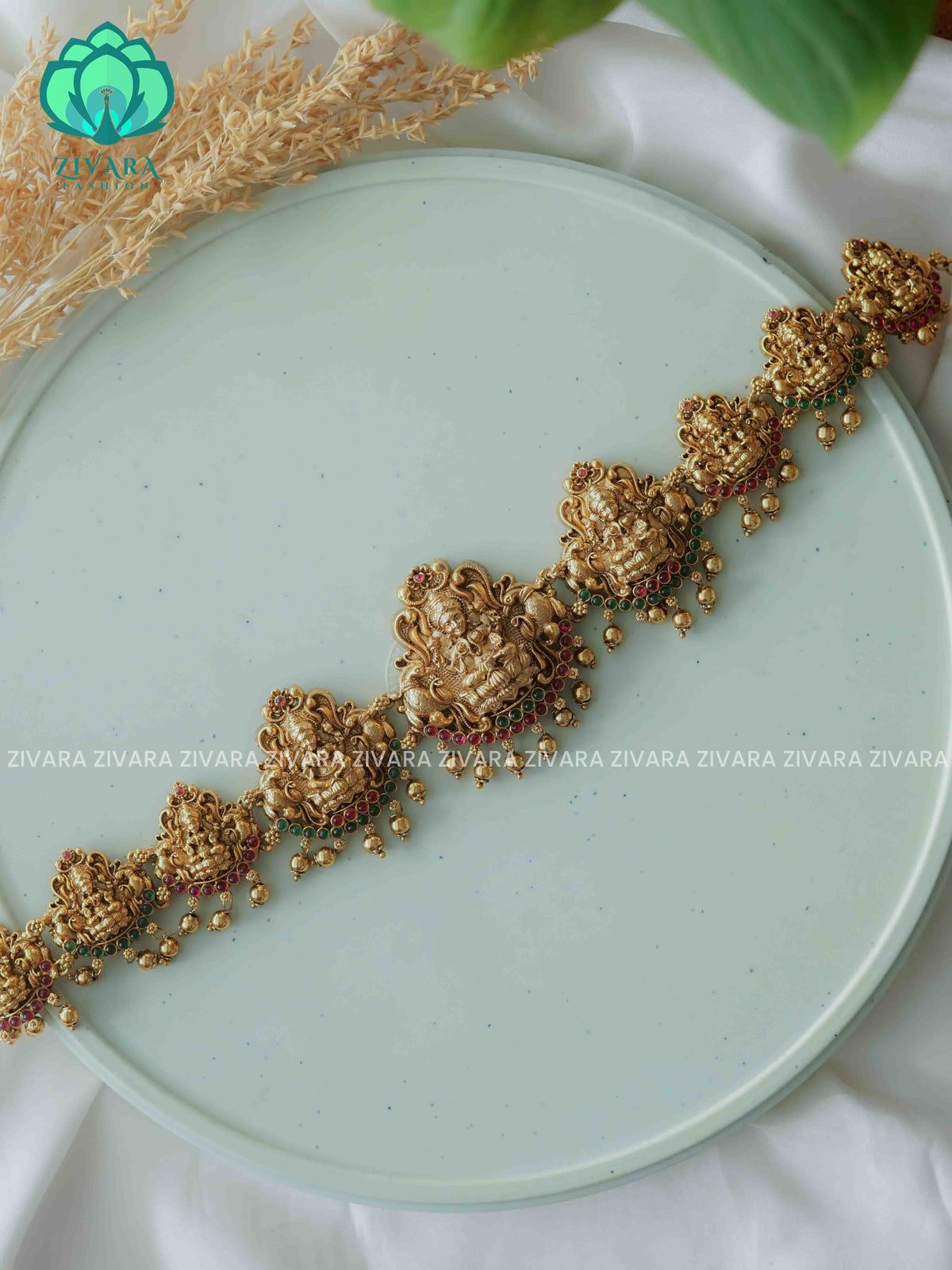 TEMPLE NORMAL MATTE (12.5 INCH APPROX)Latest South indian budget friendly collection- Zivara FashioN