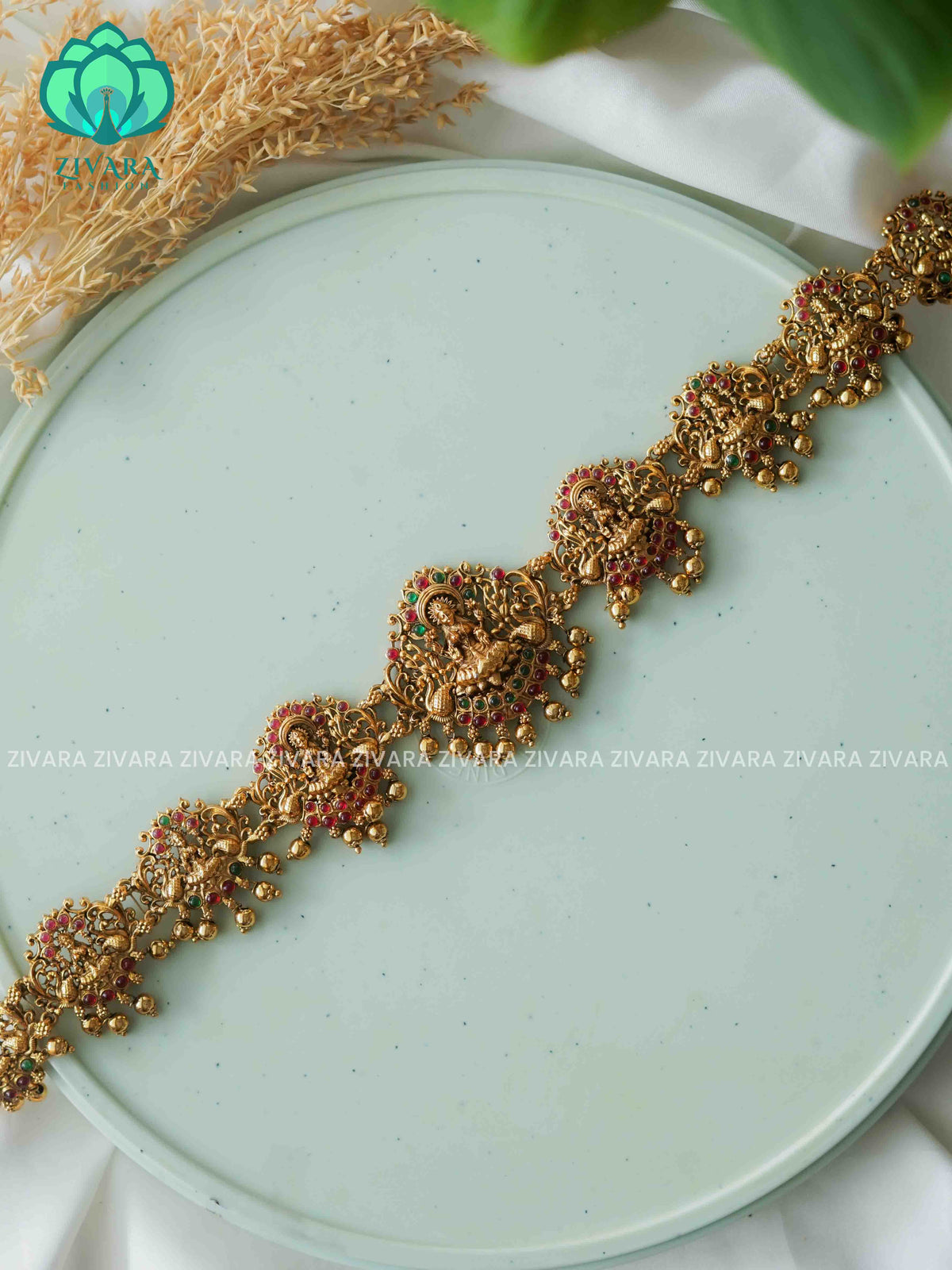 TEMPLE NORMAL MATTE (12.5 INCH APPROX)Latest South indian budget friendly collection- Zivara FashioN