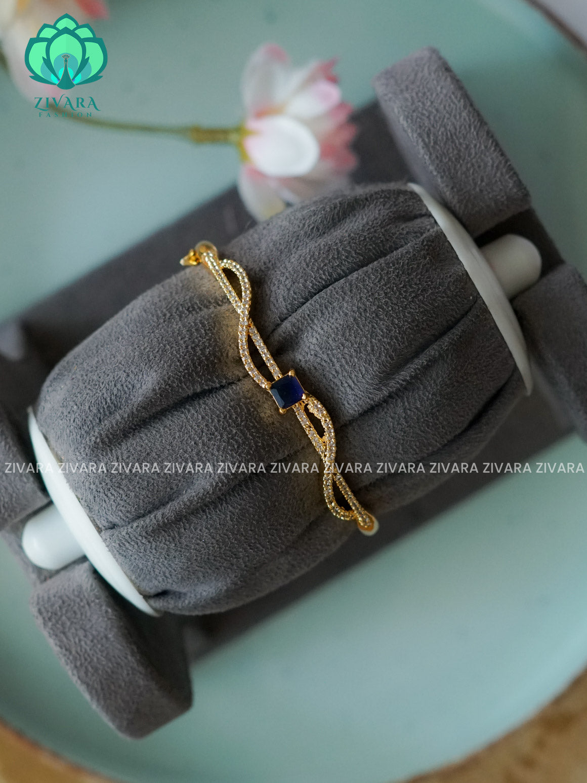 1 piece free size KADA -Premium gold finish kada bangle- latest jewellery collection- Zivara Fashion