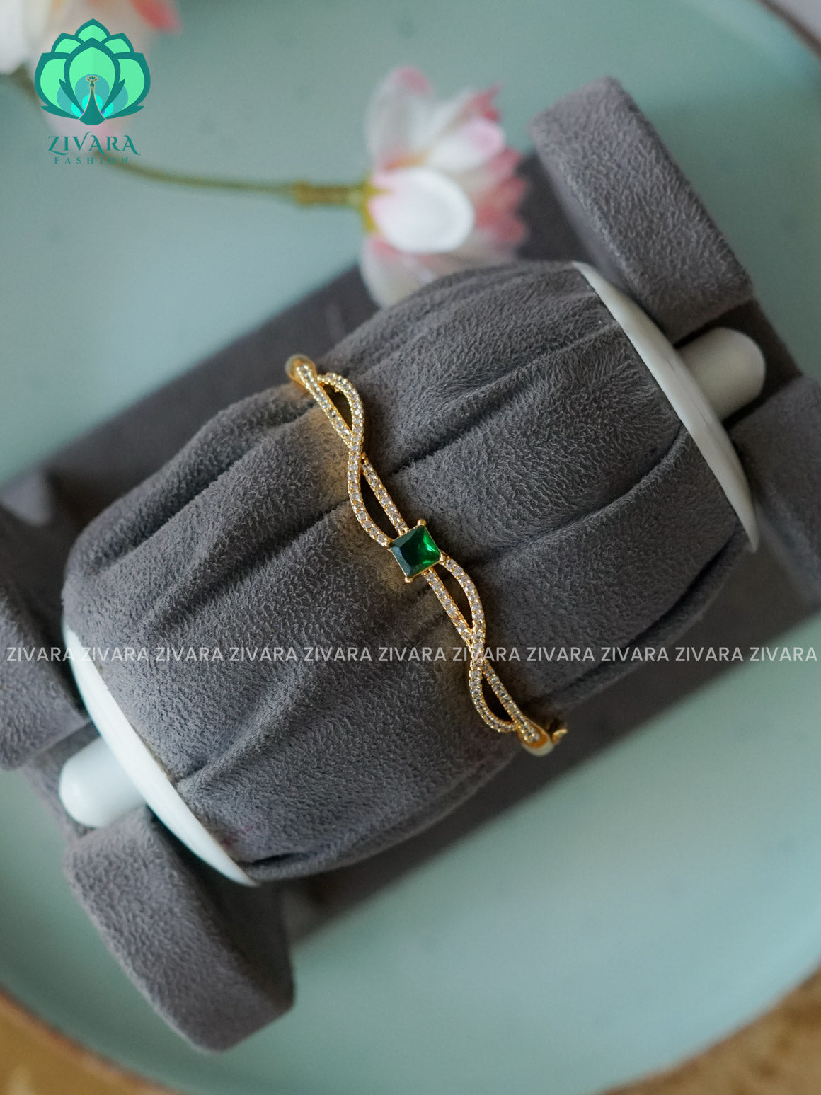 1 piece free size KADA -Premium gold finish kada bangle- latest jewellery collection- Zivara Fashion
