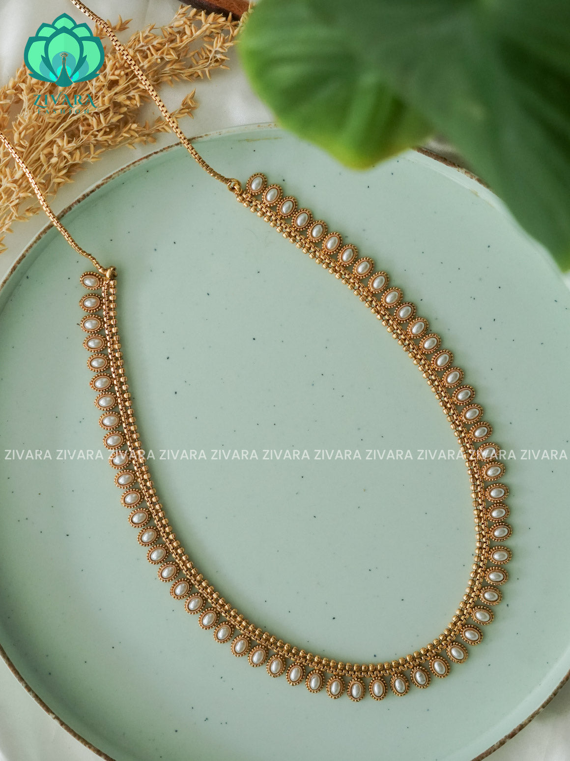 2 IN 1 HIPCHAIN CUM HAARAM - NORMAL MATTE Latest South indian budget friendly collection- Zivara FashioN
