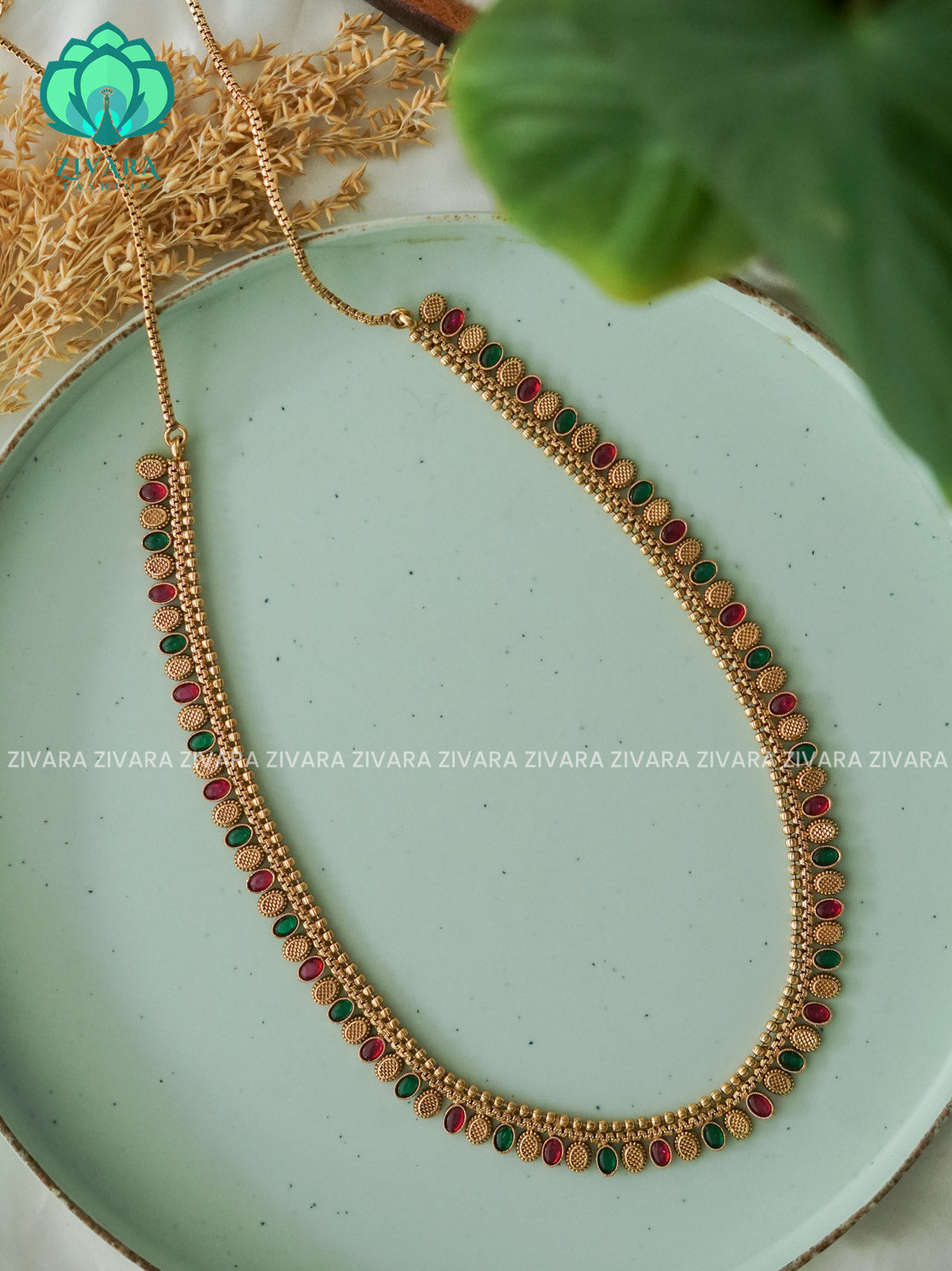 2 IN 1 HIPCHAIN CUM HAARAM - NORMAL MATTE Latest South indian budget friendly collection- Zivara FashioN