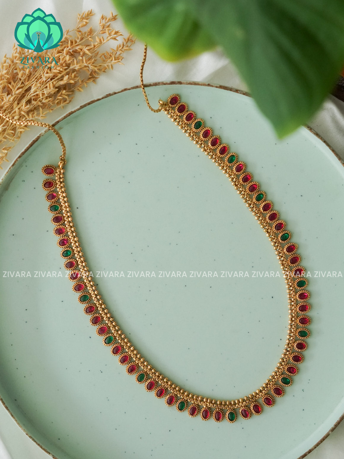 2 IN 1 HIPCHAIN CUM HAARAM - NORMAL MATTE Latest South indian budget friendly collection- Zivara FashioN