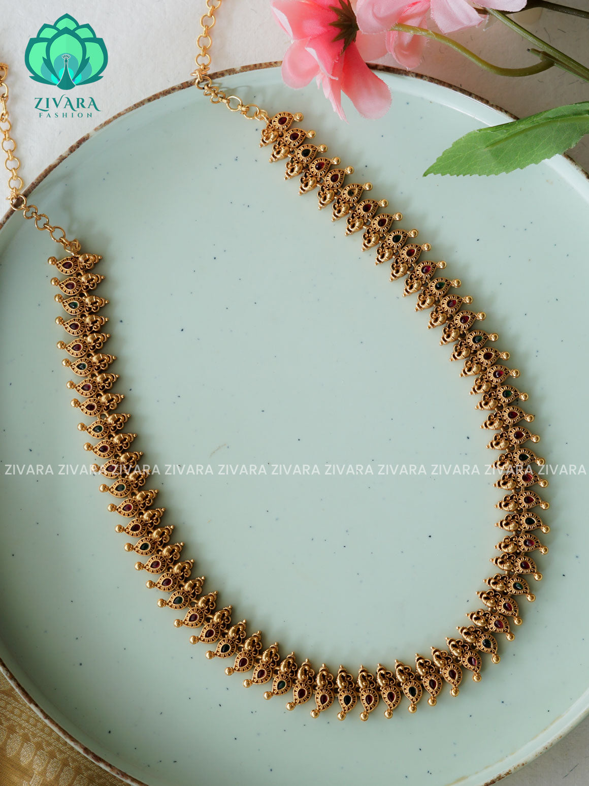 2 IN 1 HIPCHAIN CUM HAARAM - NORMAL MATTE Latest South indian budget friendly collection- Zivara FashioN