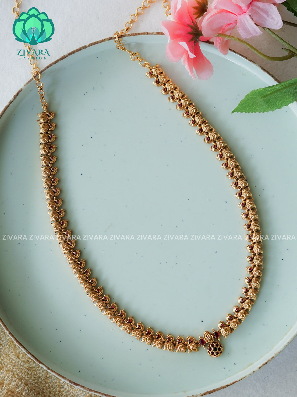 2 IN 1 HIPCHAIN CUM HAARAM - NORMAL MATTE Latest South indian budget friendly collection- Zivara FashioN