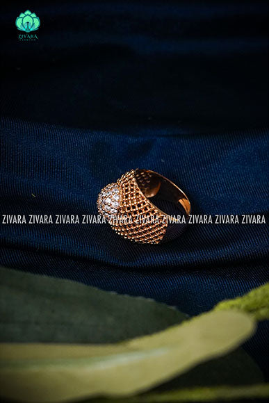 Stylish finger ring 2 - Adjustable free size- Zivara fashion