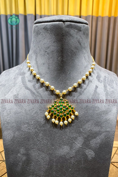 Agalya- Simple pendant chains/neckwears - zivara fashion