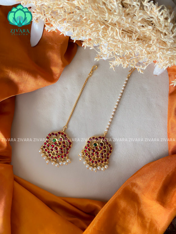 Vamika nethichutti- kemp bridal collection-Indian hair accessory