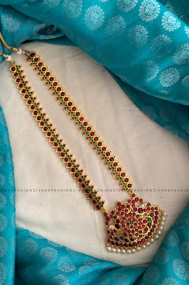 NIRMALA - Kemp long neckwear jewellery- south indian jewellery