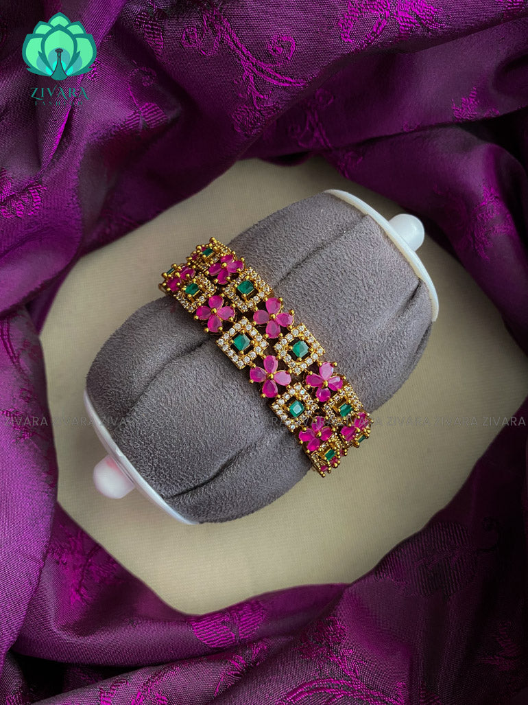 Dark finish premium quality elegant bangles- latest south indian fashion jewellery