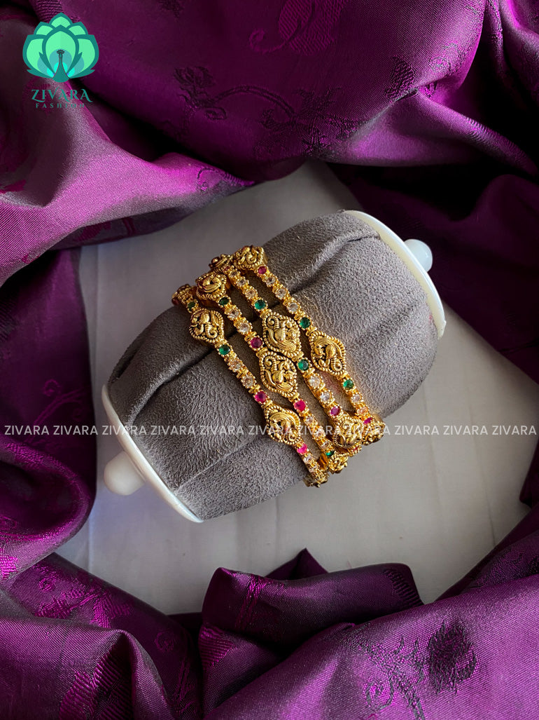 4 piece premium FLORAL bangles -latest jewellery collection