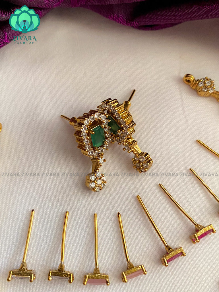 Gold Earrings Design From Tanishq Divyam Collections - South India Jewels
