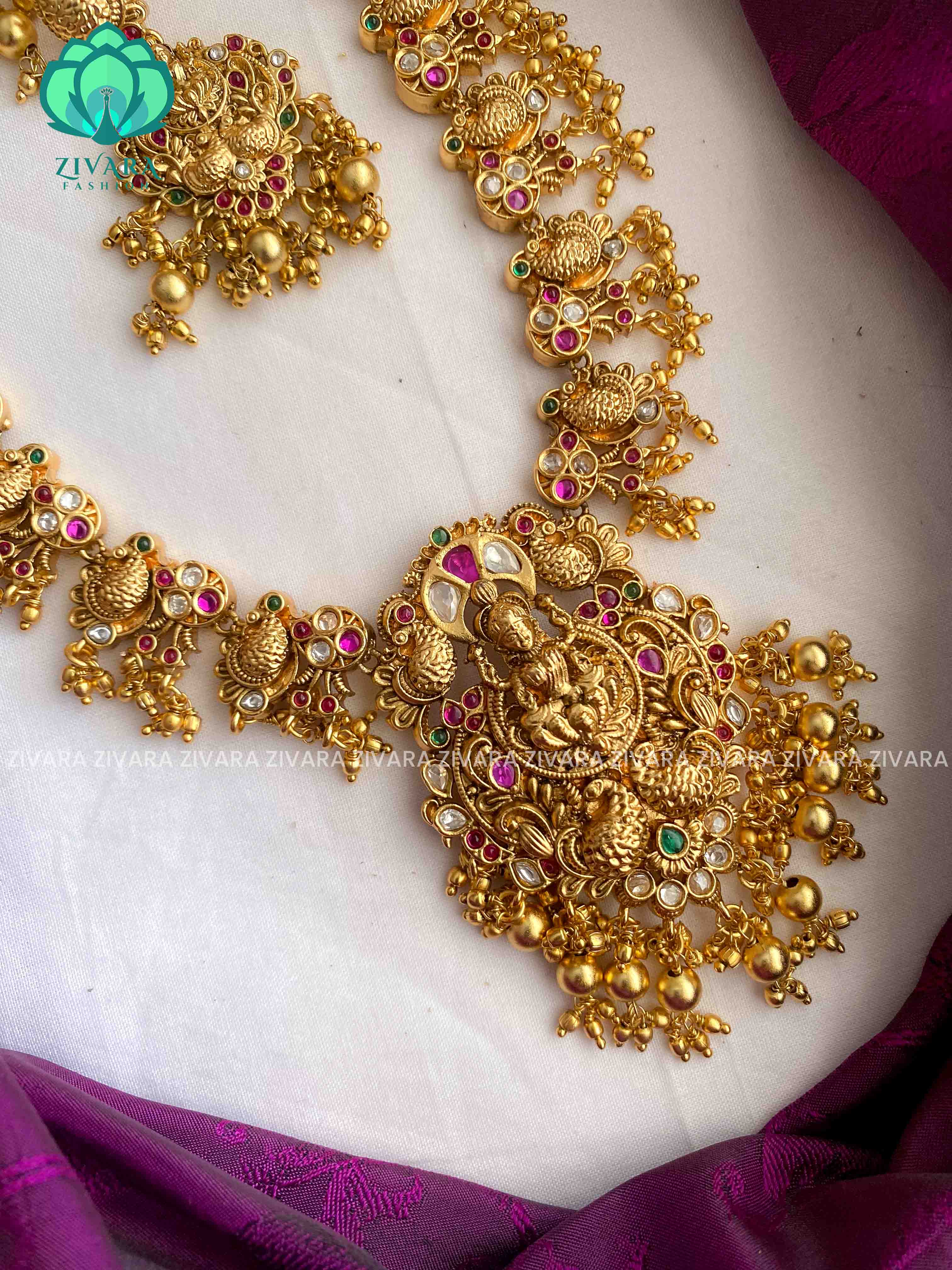 Long haaram | Gold necklace price, Gold necklace shop, Gold bridal  jewellery sets