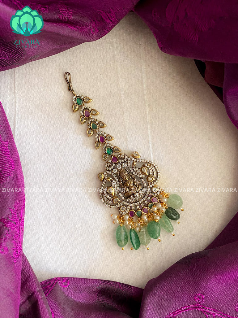 Victoria finish bridal maangtikkas - chuttis -latest south indian jewellery collection