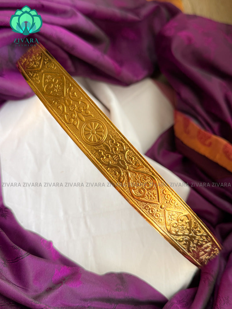 Simple budget friendly plain hipbelt (28 to 37 inches )  - latest bridal collection