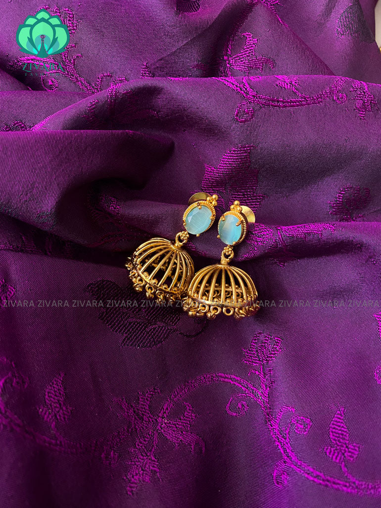 COLOURFUL BUDGET FRIENDLY JHUMKAS  - latest trending collection
