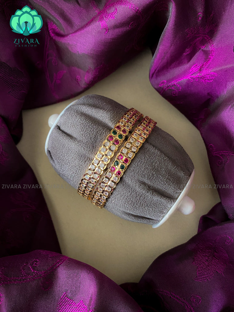 2 piece attigai bangles -latest bangles design