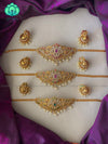 Ad stone peacock choker with earring - latest pocket friendly south indian jewellery collection