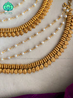CZ MATTE  STONE HEAVY maatal- south indian kemp bridal accessory
