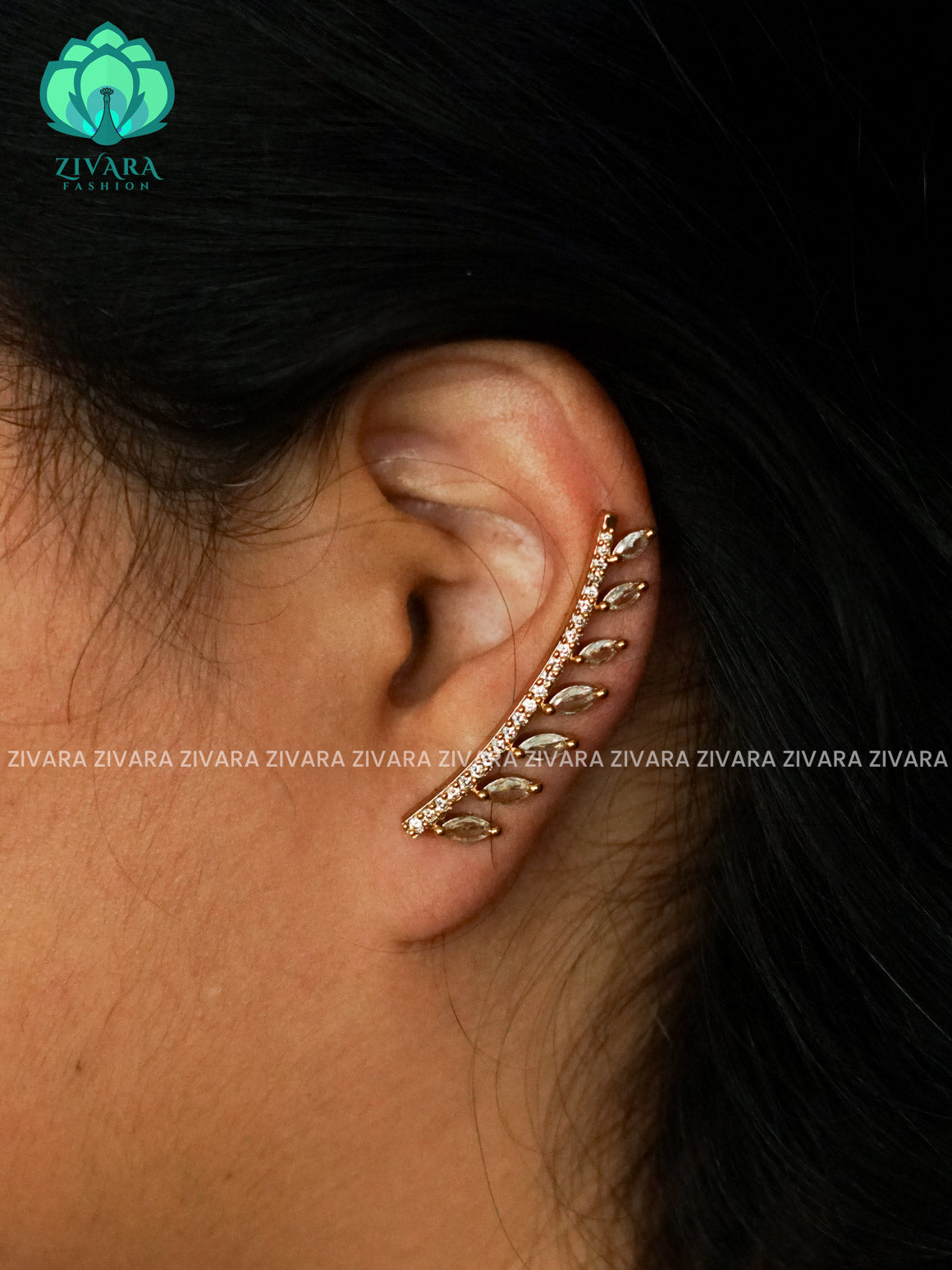 AD stone studs - latest jewellery collection- zivara fashion