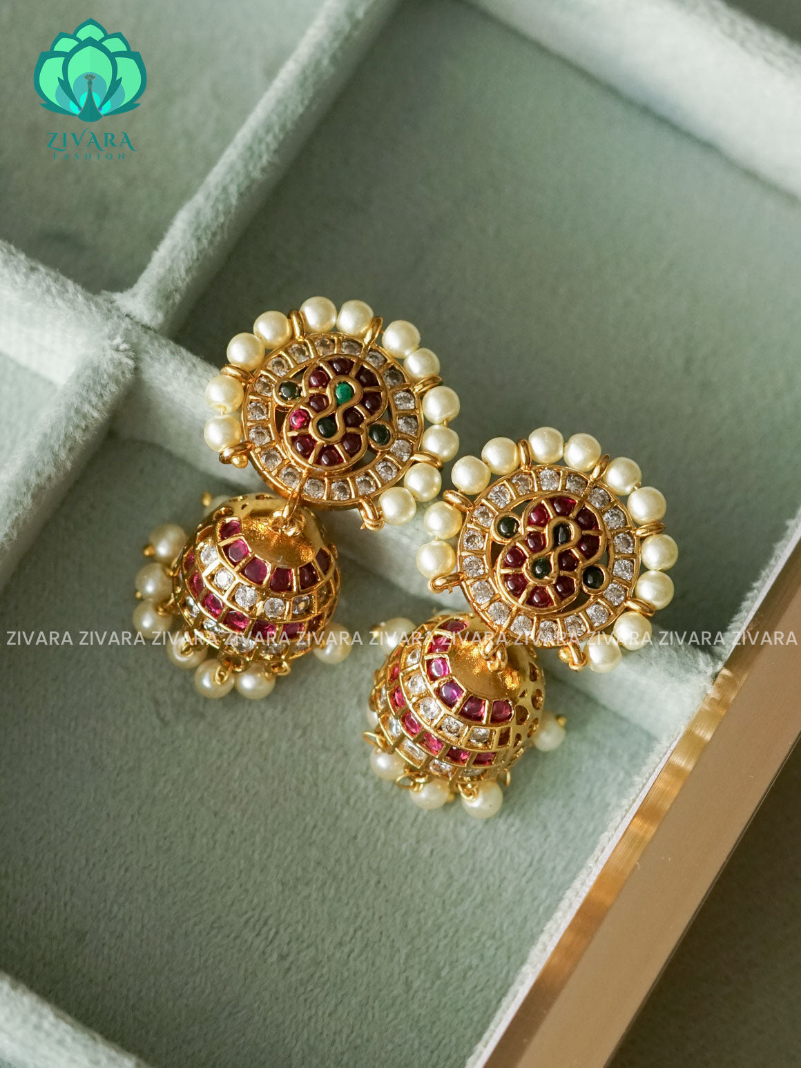 MOTIF FREE  MEDIUM SIZE Hotselling  jhumka - latest trending collection