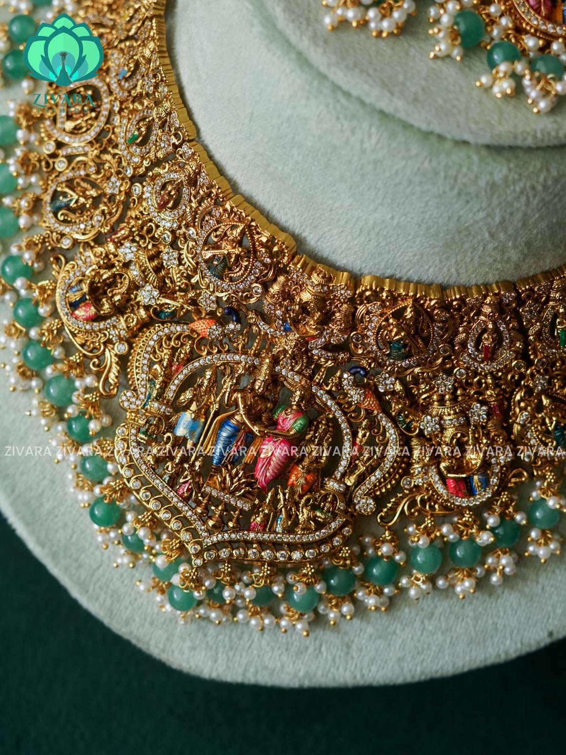 MADHURYA ORIGINAL SRINIVASA KALYAM CHOKER    -TRADITIONAL CHOKER COLLECTION WITH EARRINGS- LATEST JEWELLERY COLLECTION