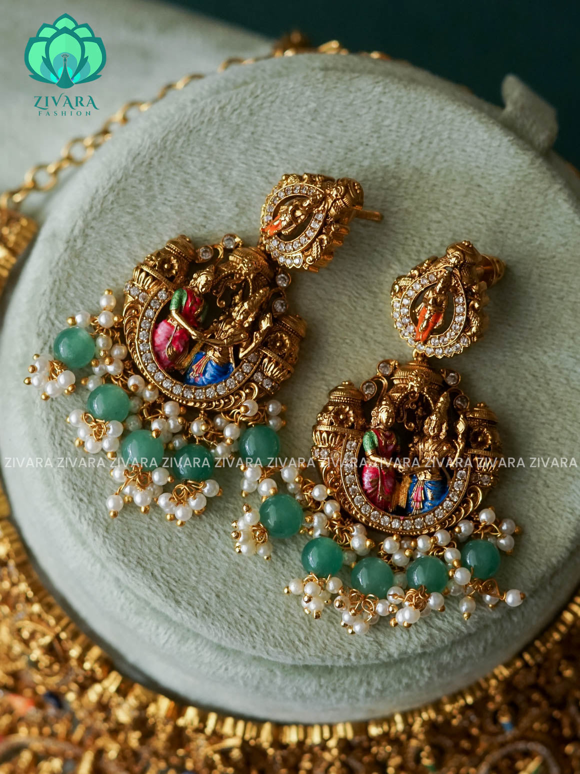 MADHURYA ORIGINAL SRINIVASA KALYAM CHOKER    -TRADITIONAL CHOKER COLLECTION WITH EARRINGS- LATEST JEWELLERY COLLECTION