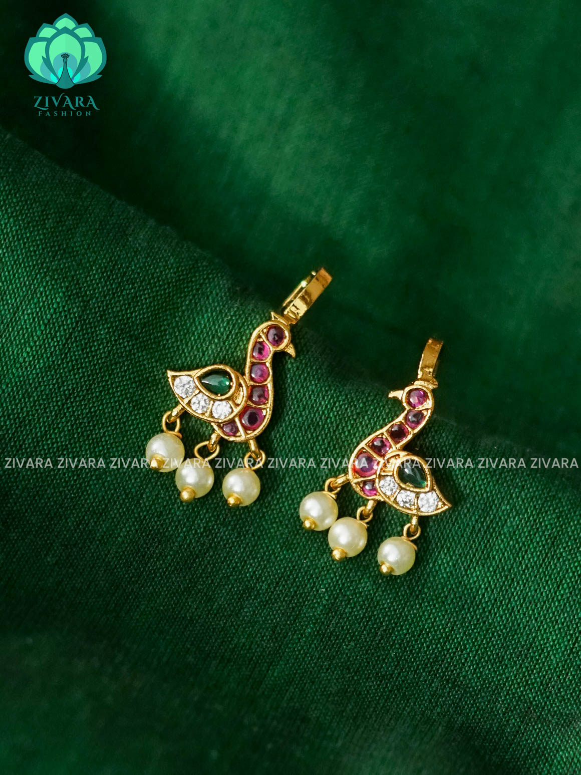PEACOCK BUGADI - latest jewellery collection- zivara fashion