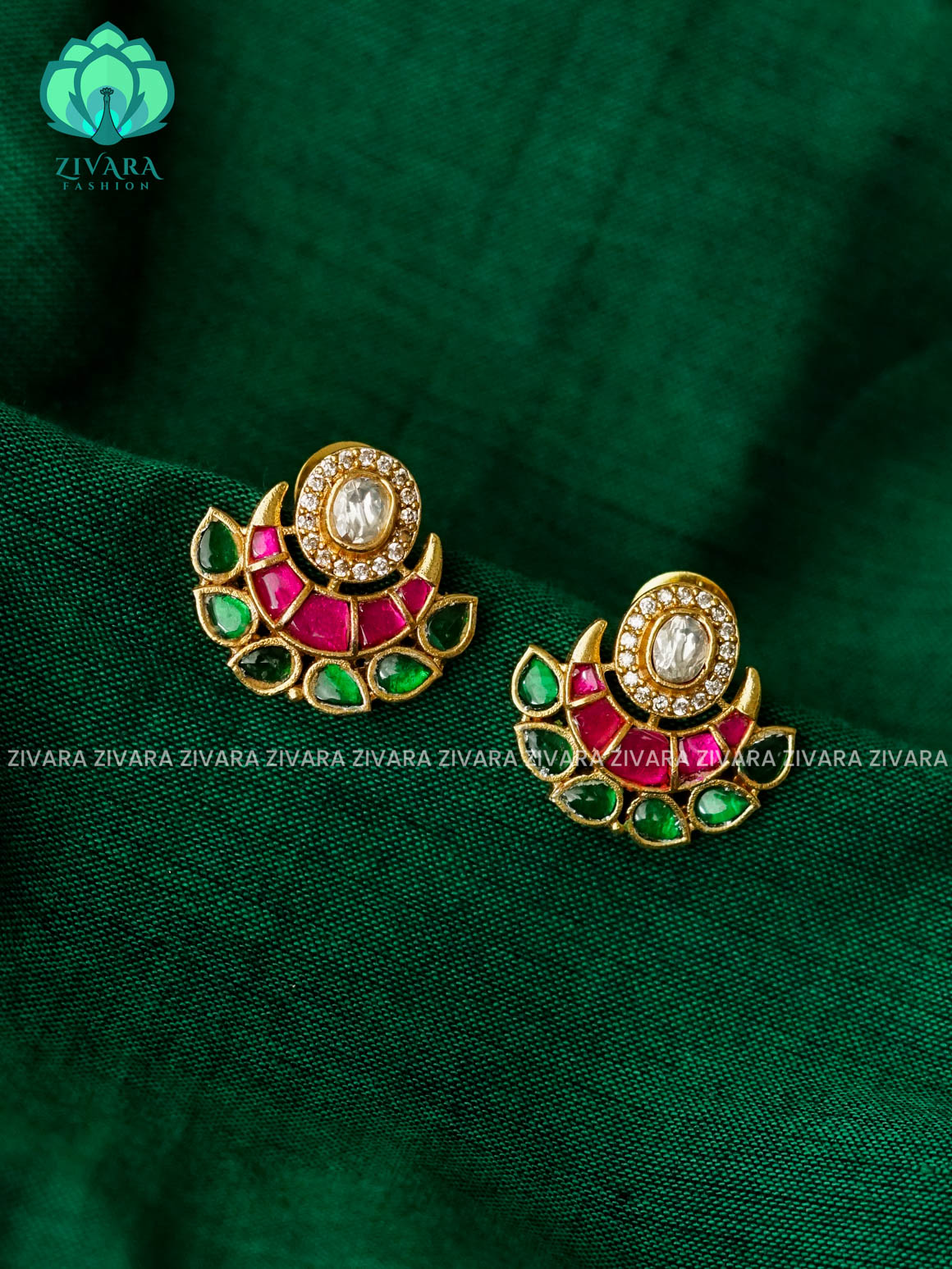 JADAU STUDS  - latest jewellery collection- zivara fashion