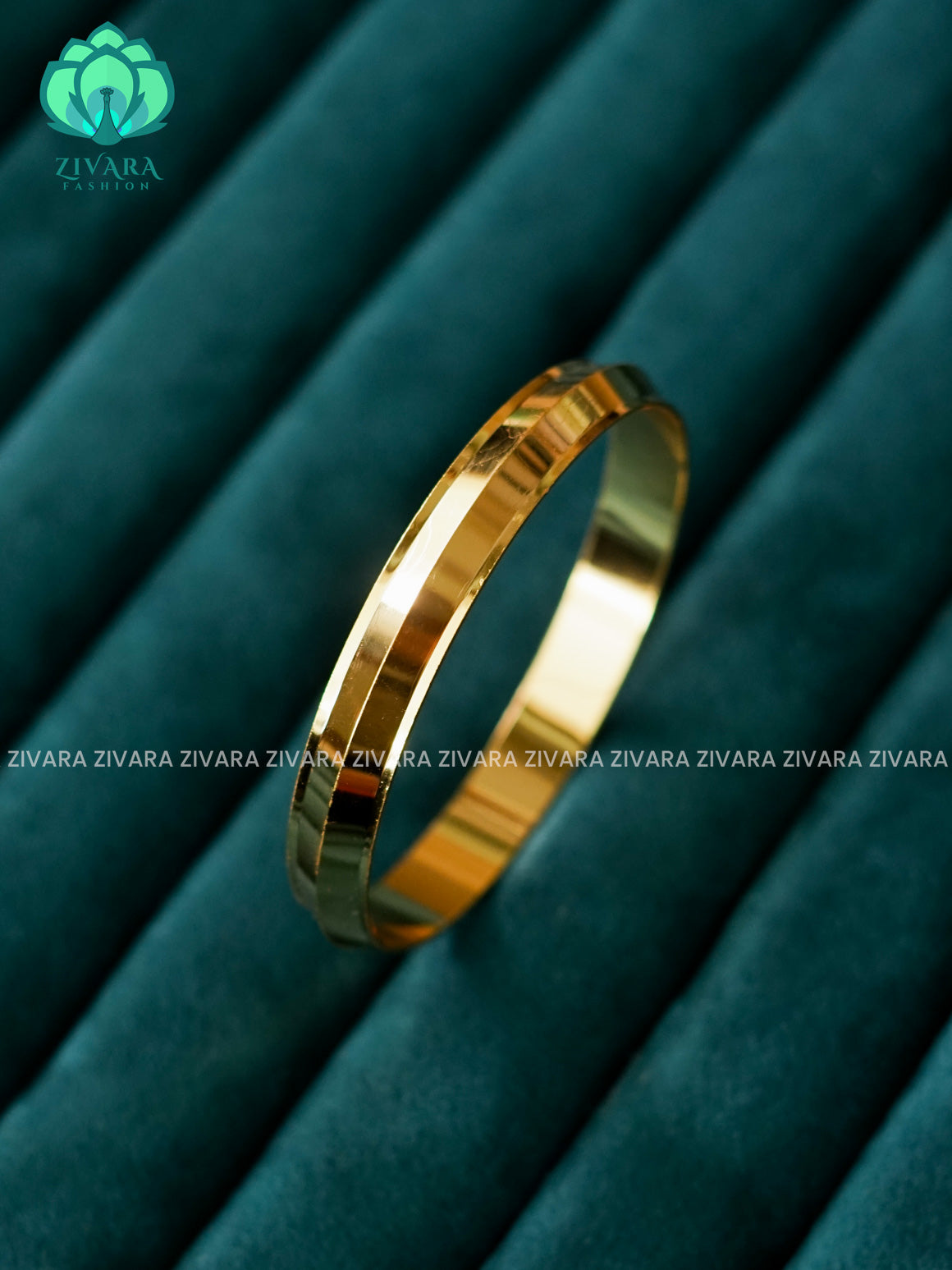 1 PIECE MEN'S KADA - micro gold polish - Premium quality daily use bangles - Zivara fashion