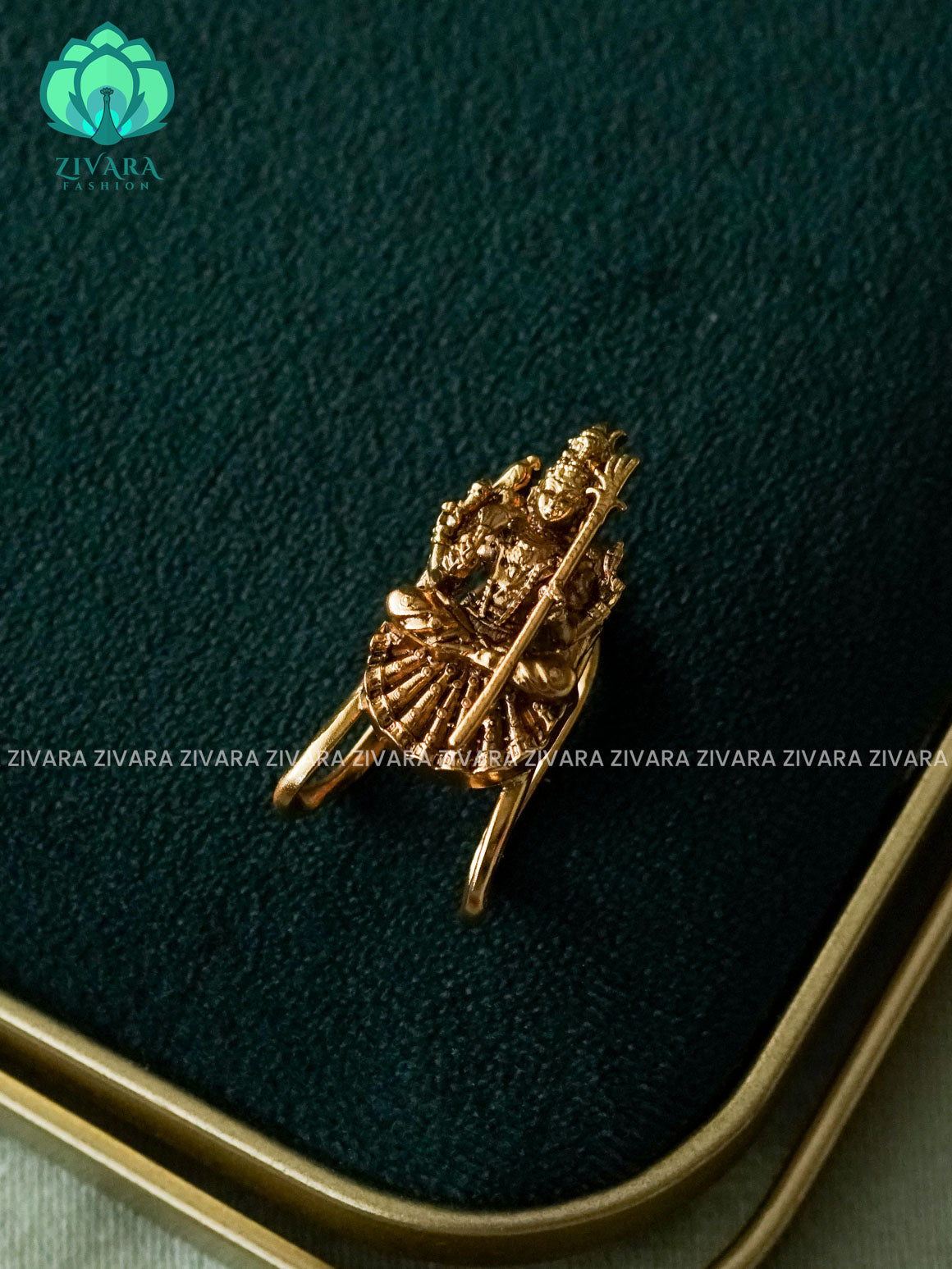 KAMAKSHI -TEMPLE RING  -VINTAGE COLLECTIONS- ZIVARA FASHION- latest men and women rings.