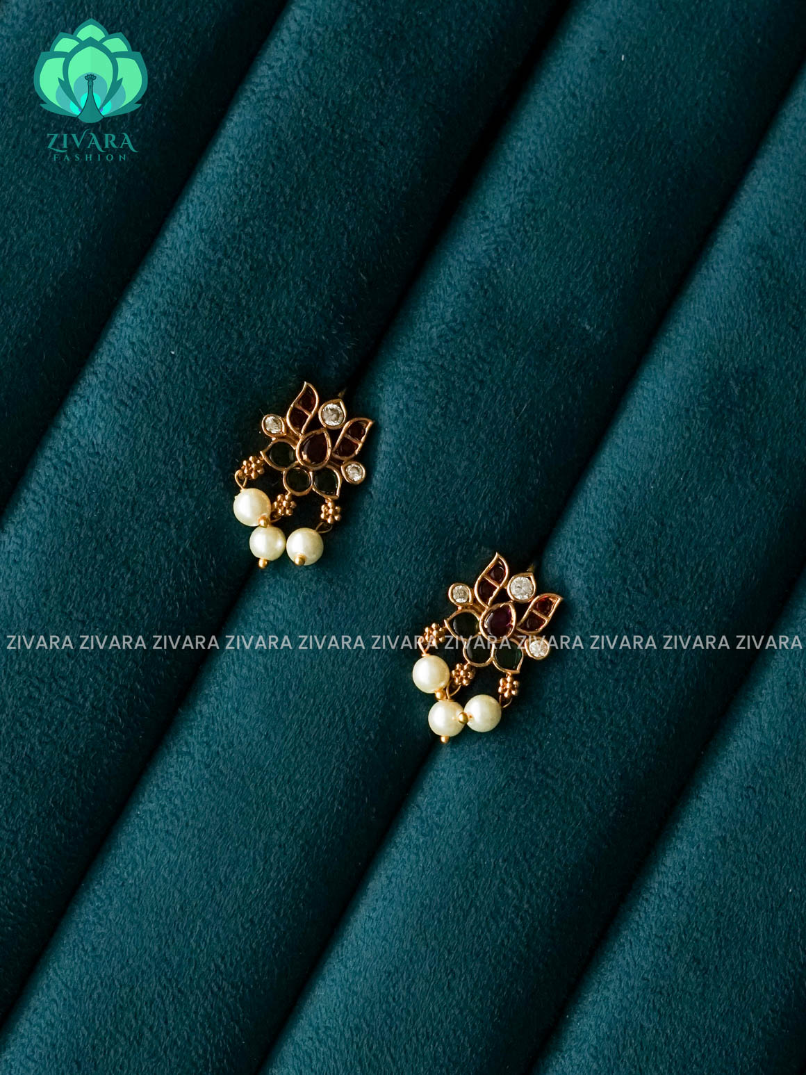 RUBY GREEN BUGADI - latest jewellery collection- zivara fashio