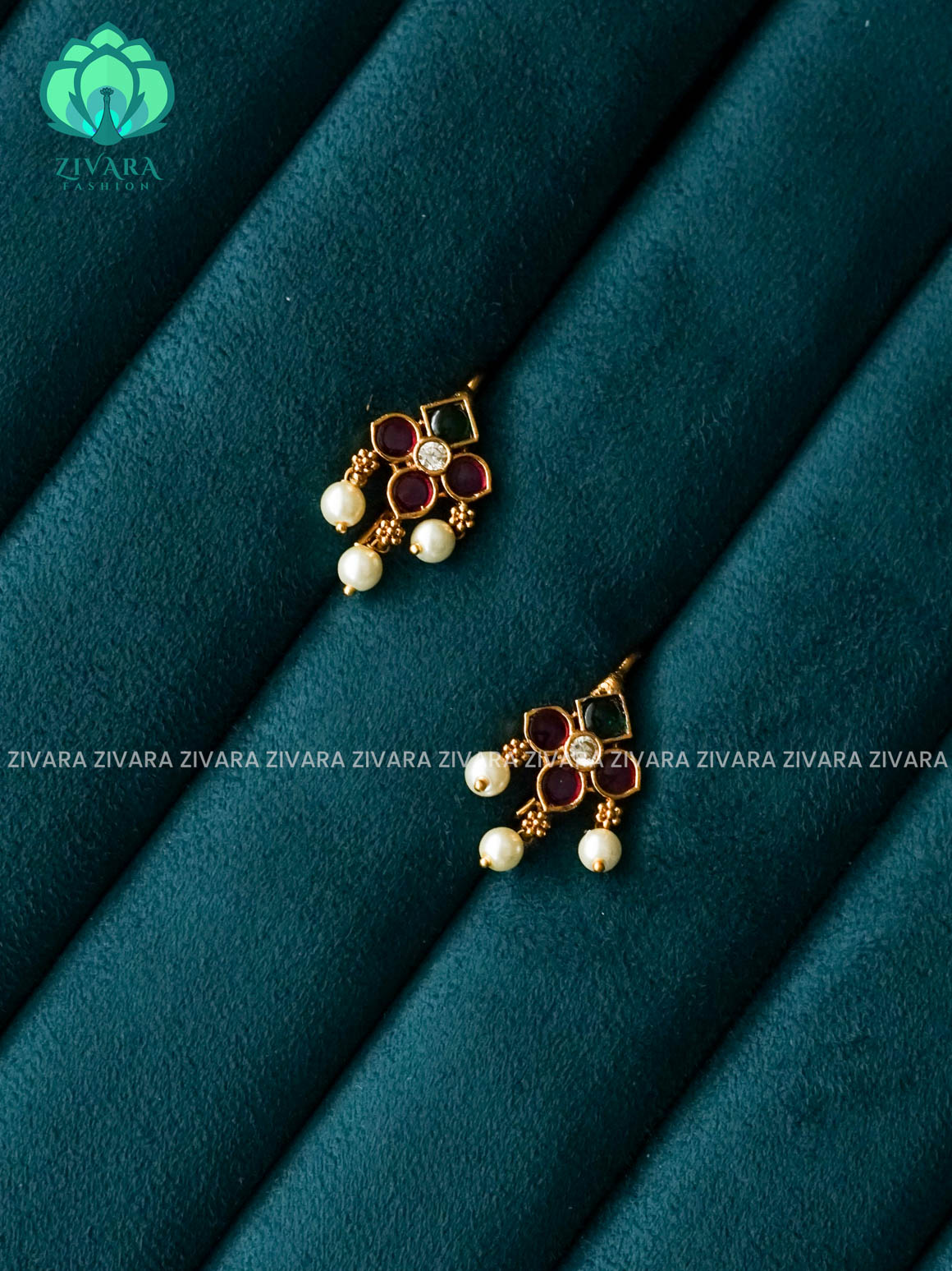 FLOWER BUGADI - latest jewellery collection- zivara fashion (Copy) (Copy)