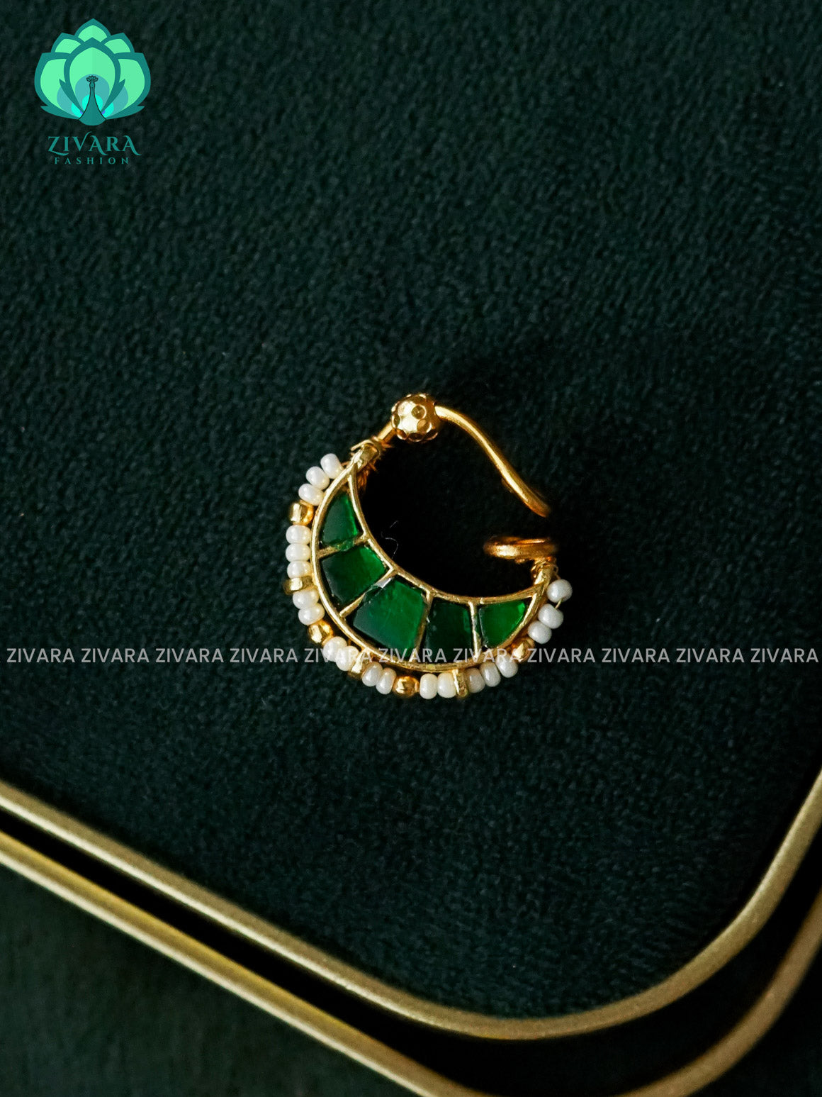 TRADITIONAL RING TYPE  PIERCING NOSEPIN- ZIVARA FASHION