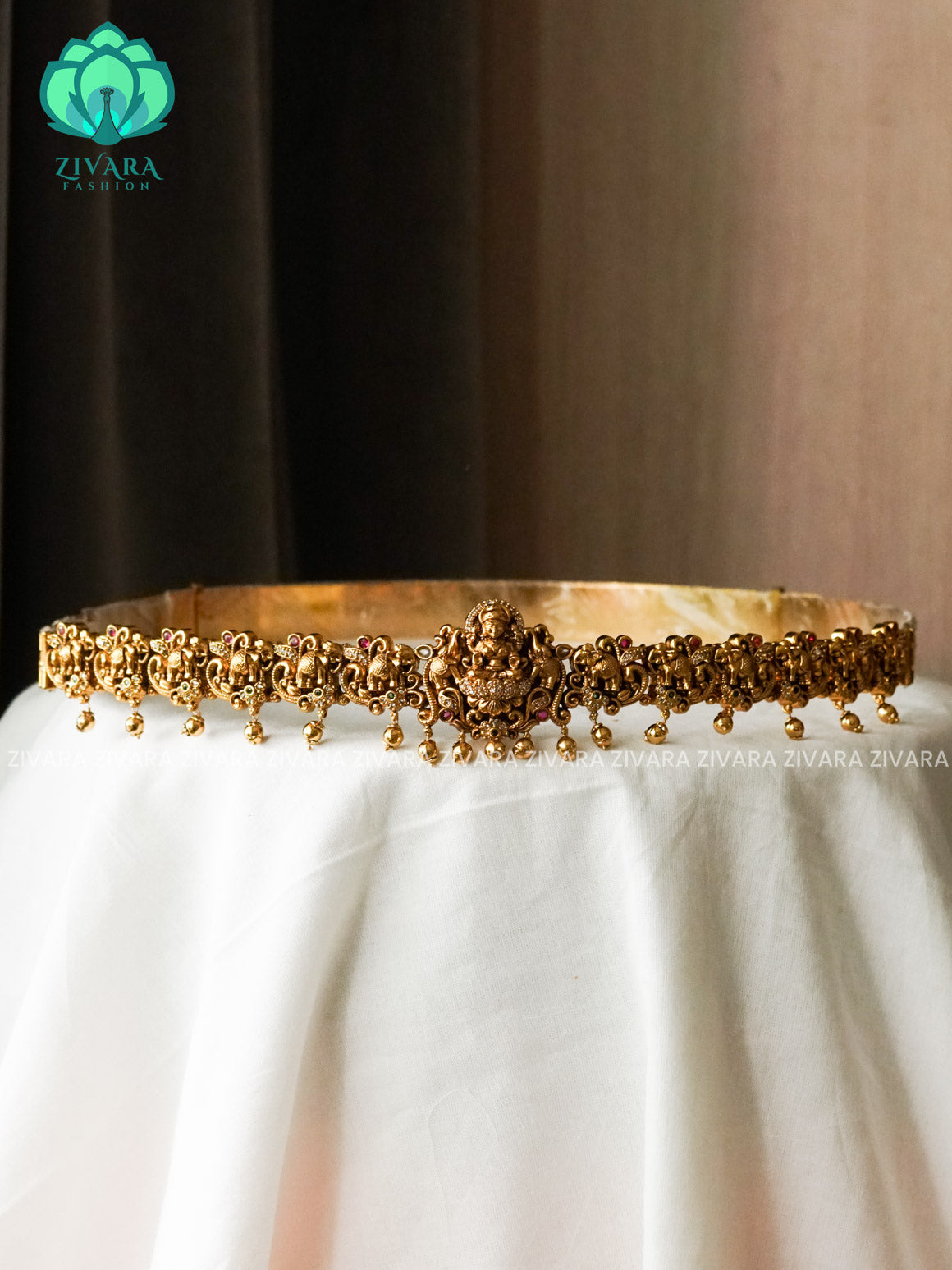 ELEPHANT WITH TEMPLE  PREMIUM MATTE HIPBELT -ZIVARA FASHION