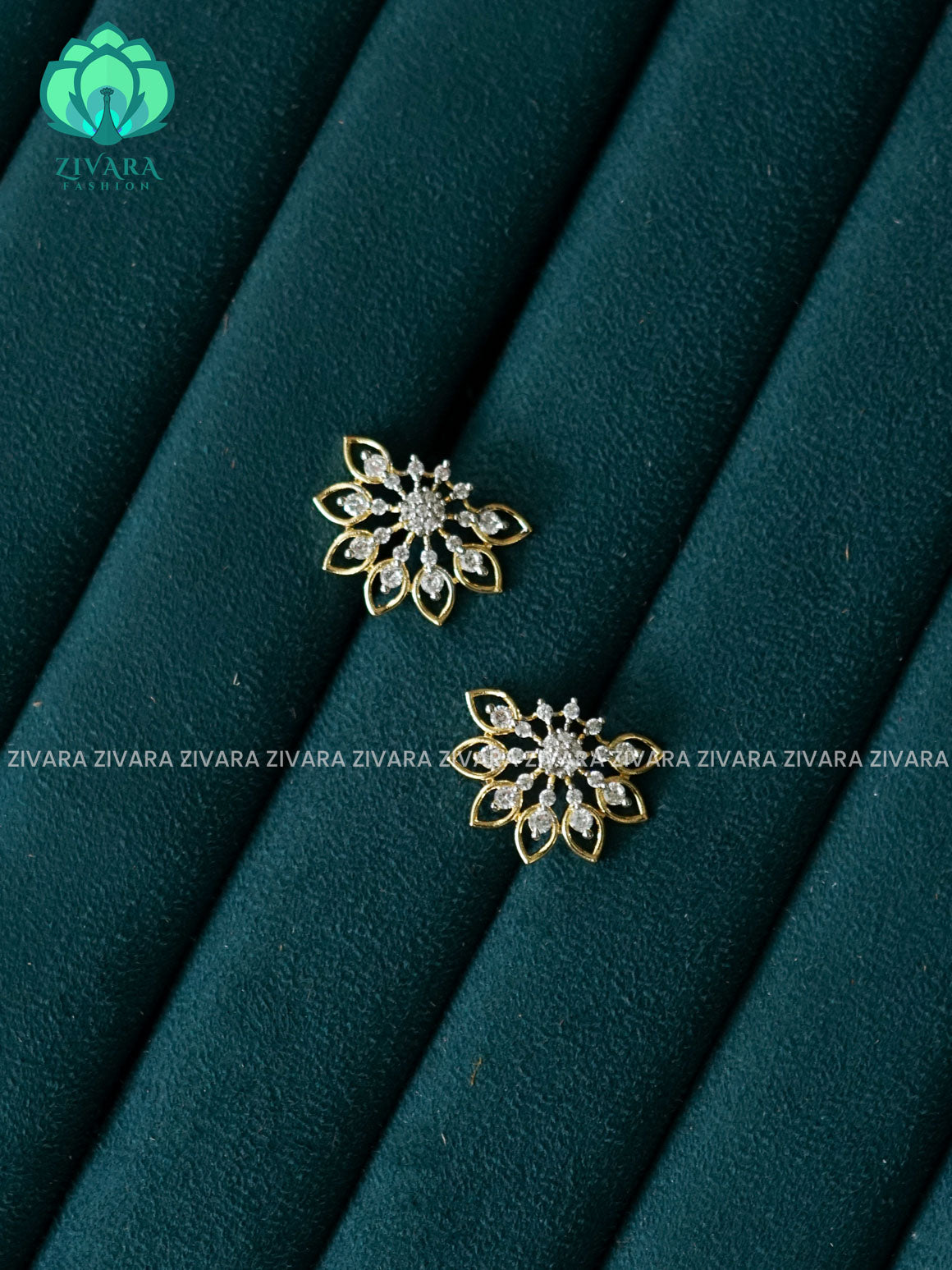 AD STONE SIMPLE STUDS - latest trending collection - ZIVARA FASHION