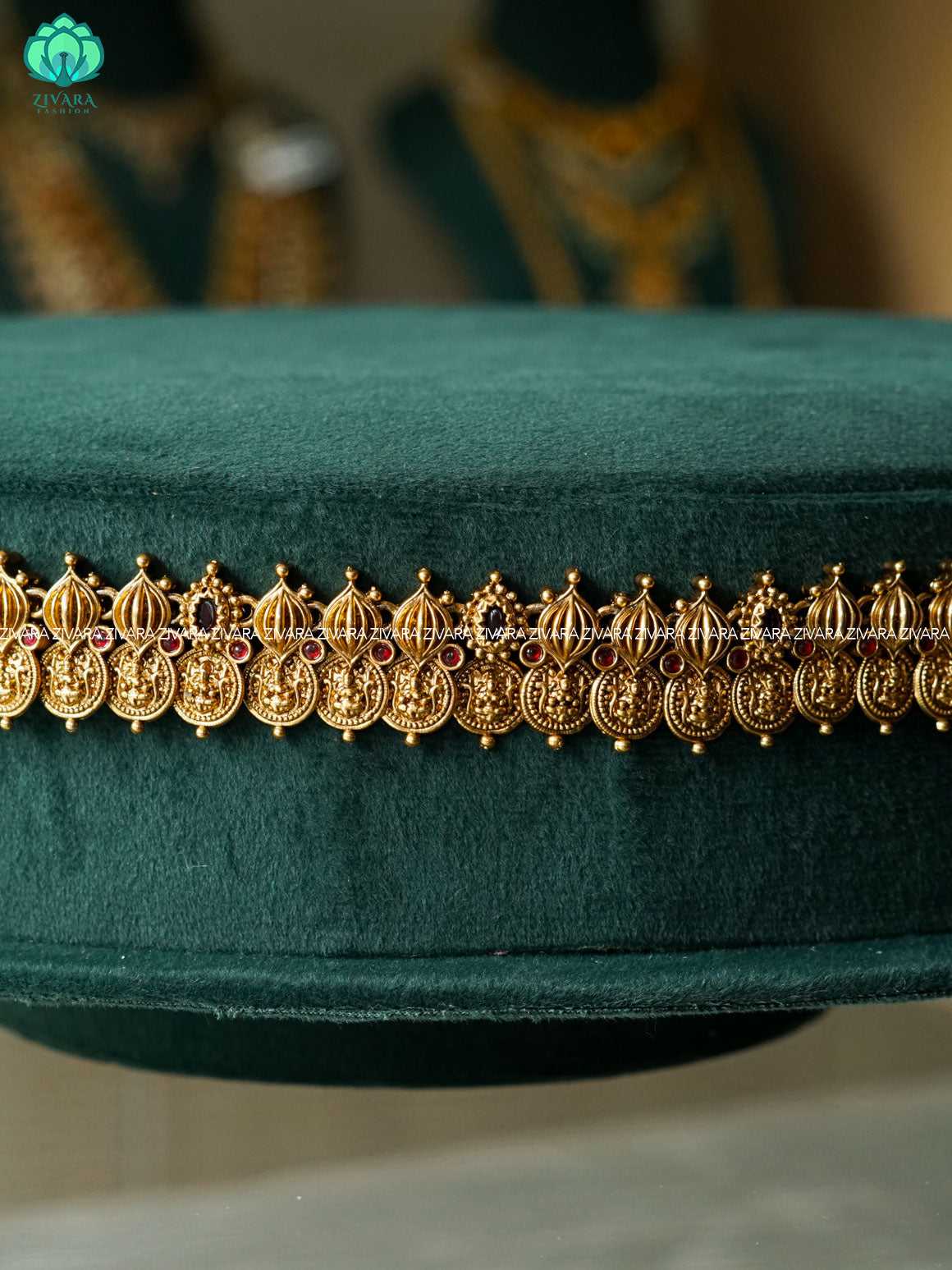 Temple style normal matte Hipbelt (12.5 to 13 inches plus extension )- budget friendly collection- Zivara Fashion