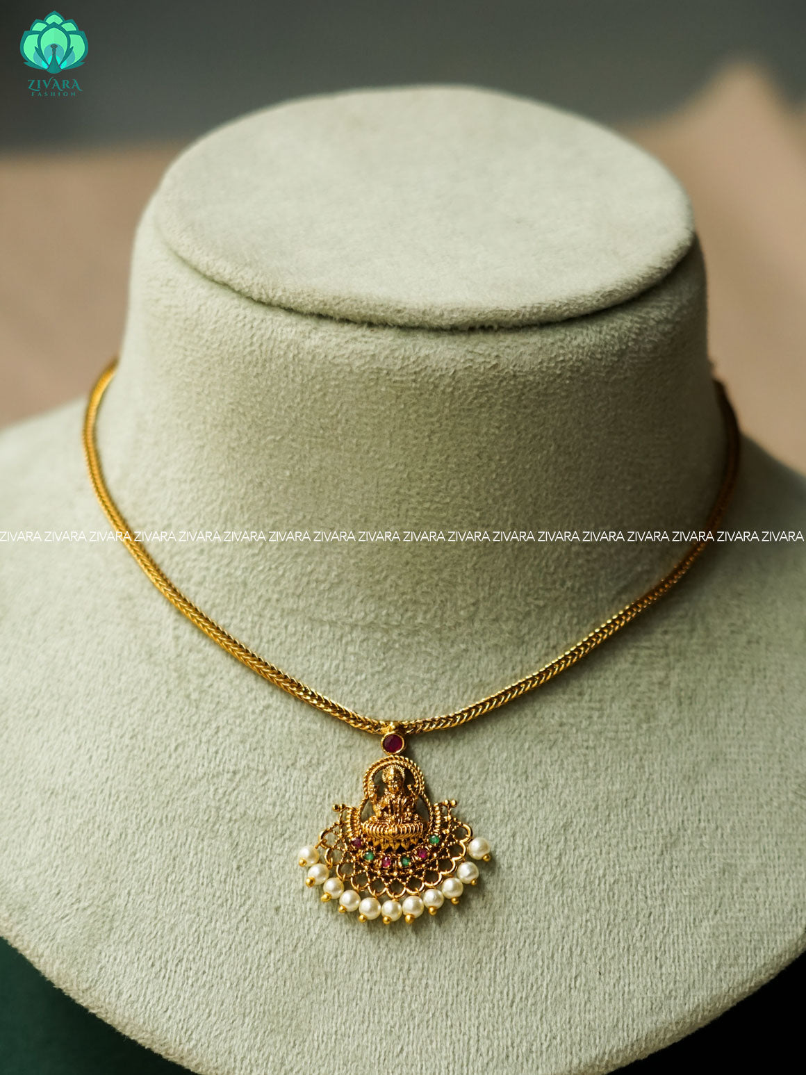 TEMPLE PENDANT kids friendly  - stylish and minimal elegant neckwear - Zivara Fashion