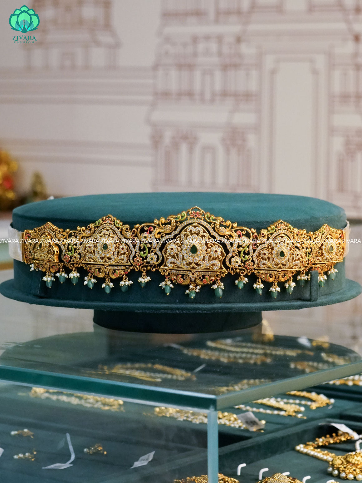 MADHURYA HANDPAINTED - DOUBLE SIDE HIPBELT-ZIVARA FASHION