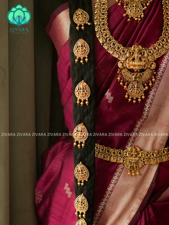 BUDGET FRIENDLY - TEMPLE -Full bridal set series - Matte finish bridal sets - Zivara Fashion