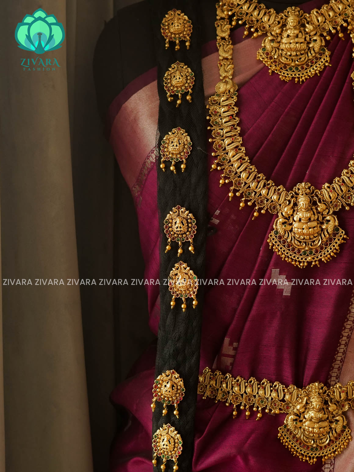 BUDGET FRIENDLY - NON TEMPLE -Full bridal set series - Matte finish bridal sets - Zivara Fashion