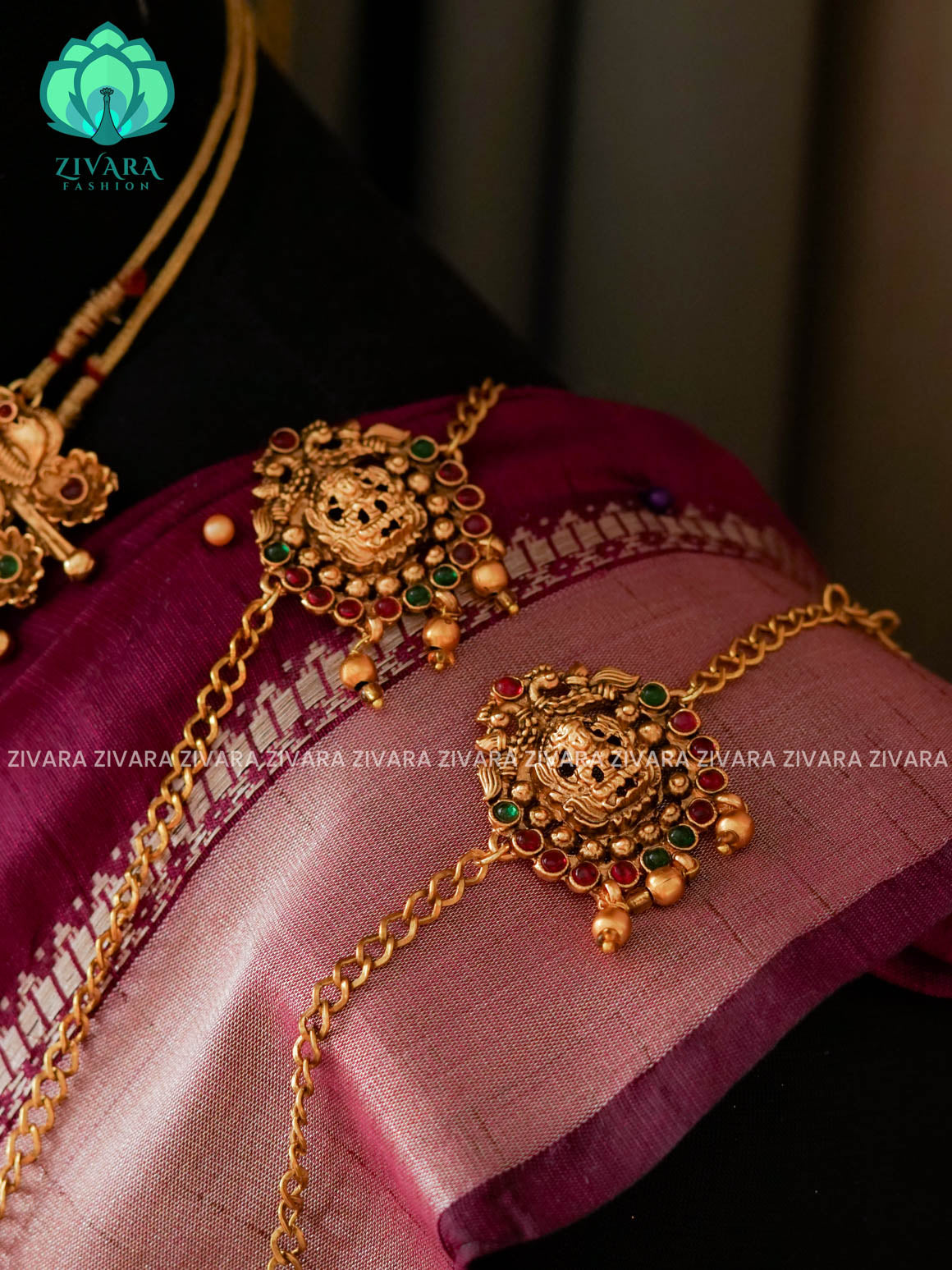 BUDGET FRIENDLY - NON TEMPLE -Full bridal set series - Matte finish bridal sets - Zivara Fashion