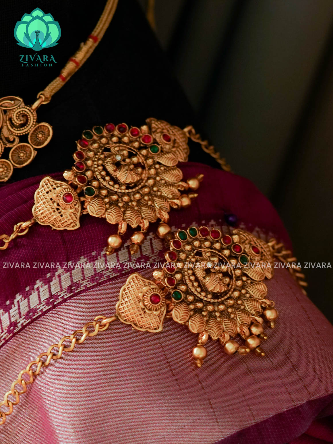 BUDGET FRIENDLY - NON TEMPLE -Full bridal set series - Matte finish bridal sets - Zivara Fashion