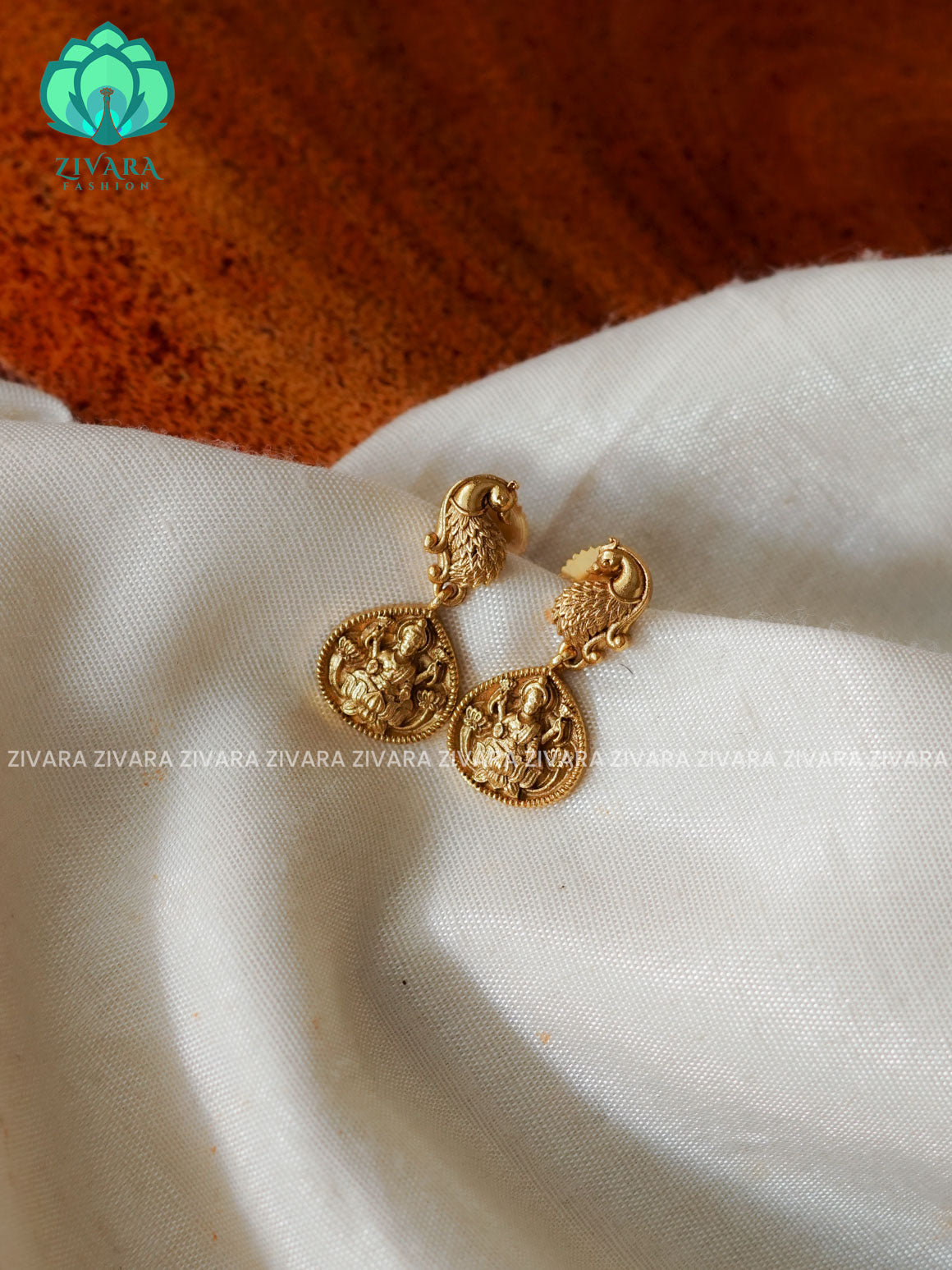 Small size kids friendly - TRADITIONAL PREMIUM MATTE  polish earring - latest jewellery collection- zivara fashion